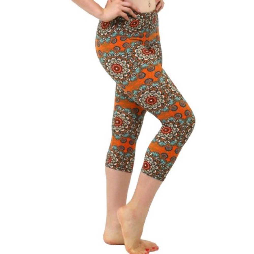 🎁 COMFY LEGGINGS Women's Capri Length Buttery Soft Yoga Workout